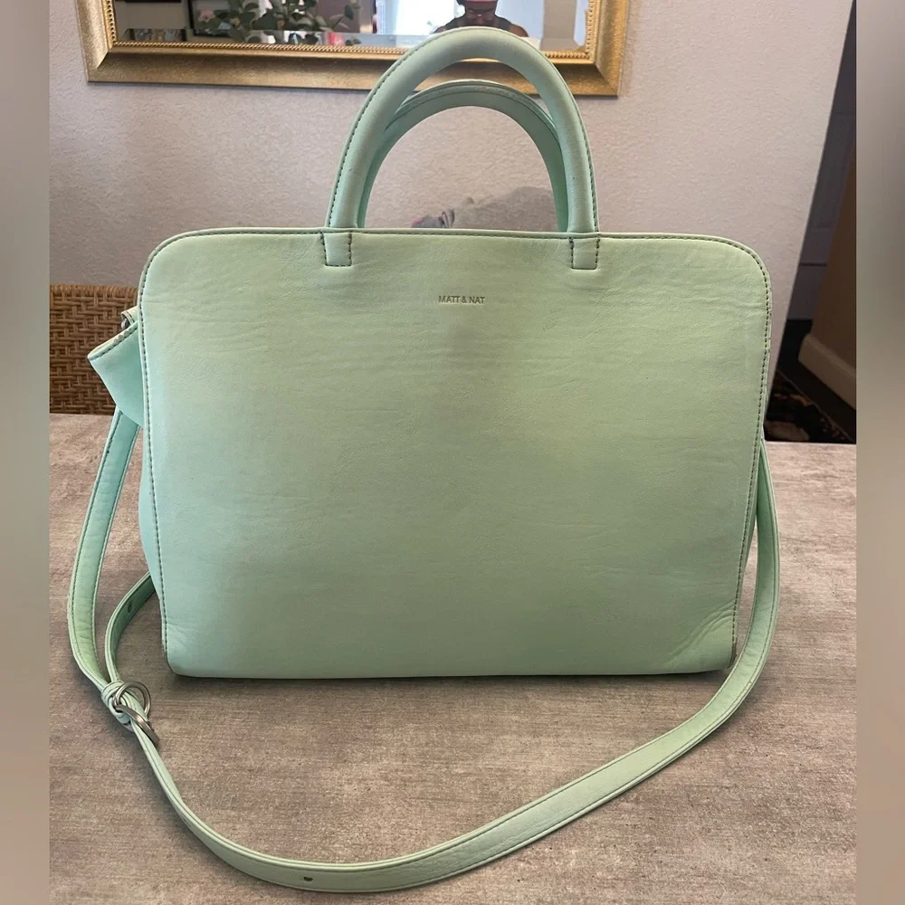 Matt & Nat Tia satchel Mint Green - Loom